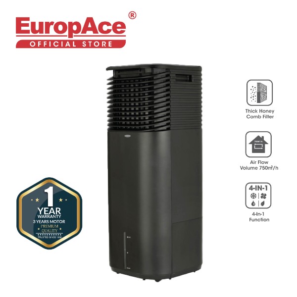 EuropAce 4-in-1 (20L) Evaporative Air Cooler - ECO 4751V